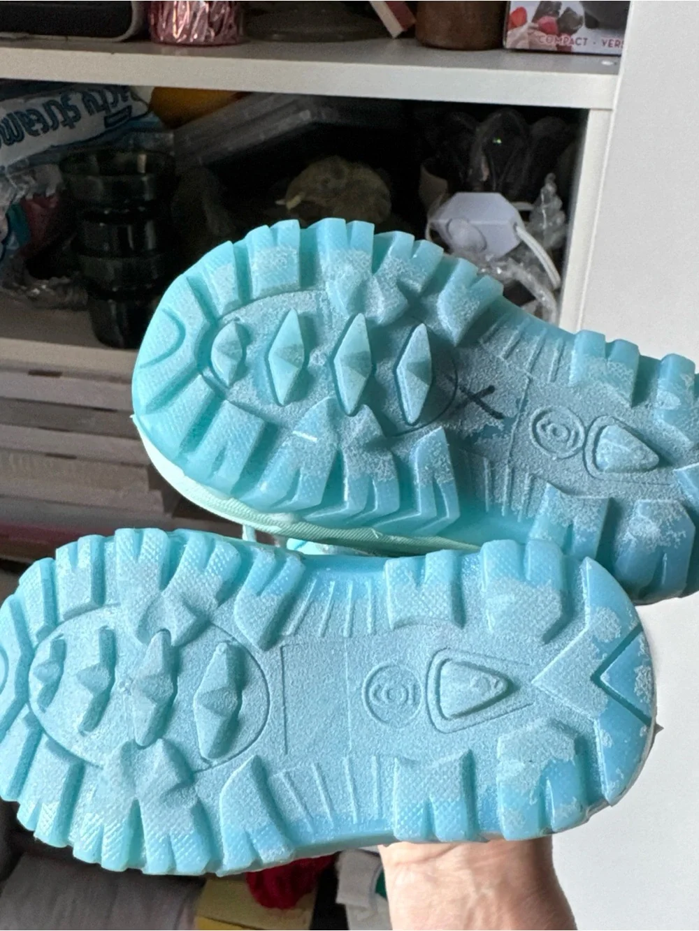 Disney Light Blue Frozen Anna & Elsa Kids Snow Boots